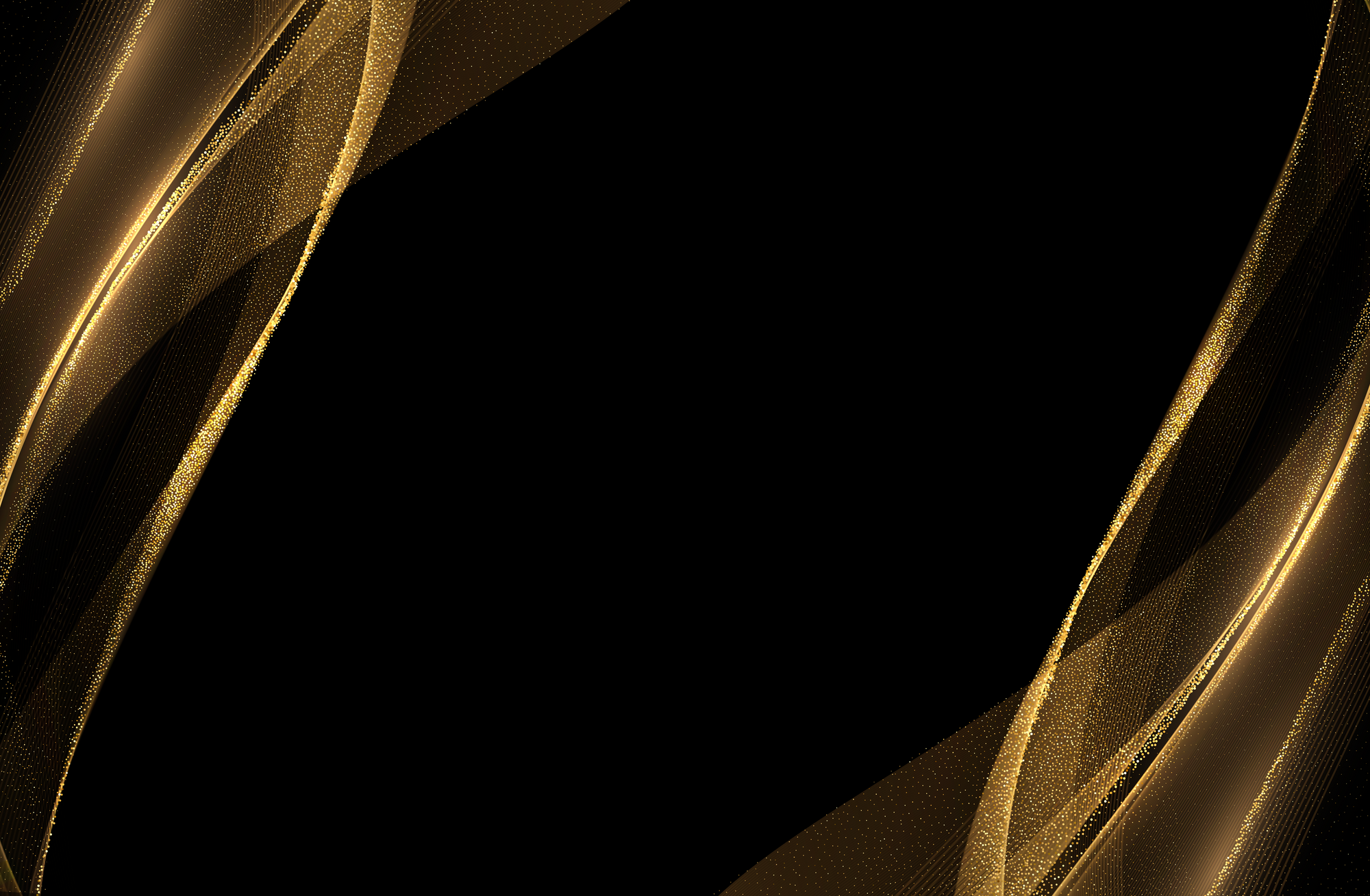 Gold black background